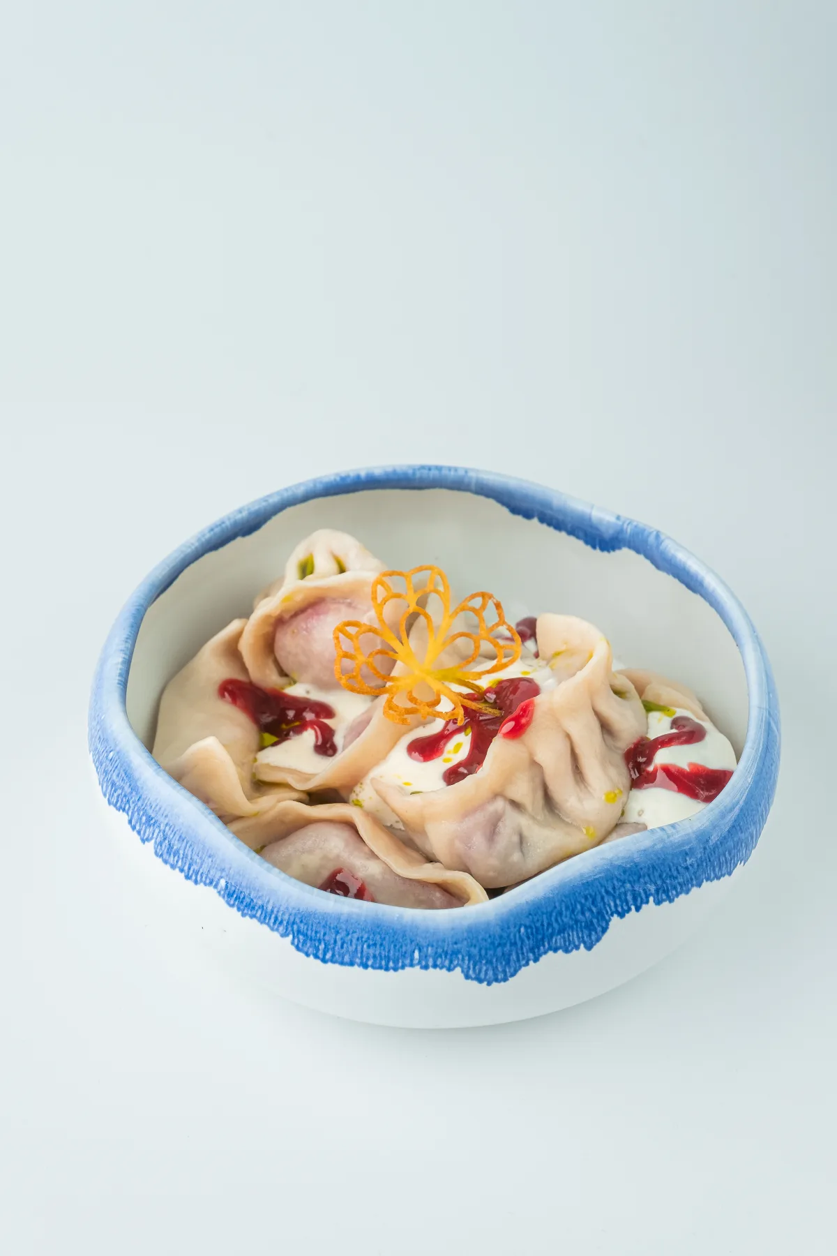 Вареники с клубникой